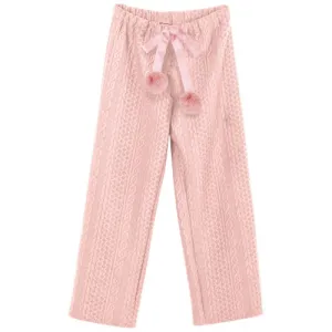 Adult/Teen Quilted Lounge Pants- Blush..