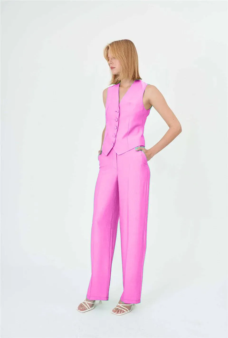 Angelica Vest - Pink