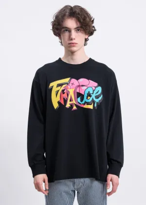 Black Graffiti Logo Sweatshirt