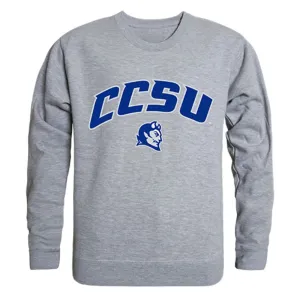 CCSU Central Connecticut State University Campus Crewneck Pullover Sweatshirt Sweater Heather Grey
