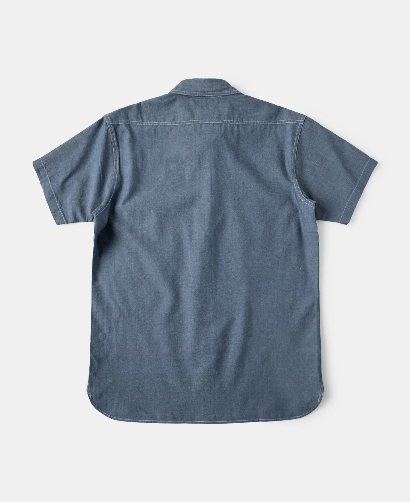 Chambray Short Sleeve Work Shirt