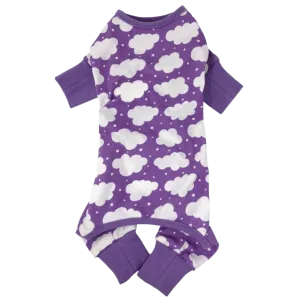 Cuddle Pup Pajamas | Fluffy Clouds Purple