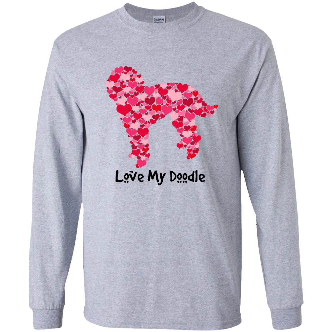 Doodle Hearts Youth (KIDS) LS T-Shirt