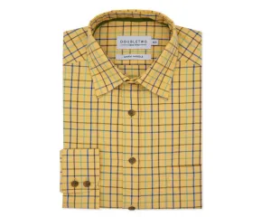 Double Two Gold Tattersall Check Long Sleeve Casual Shirt Size 15 - 23