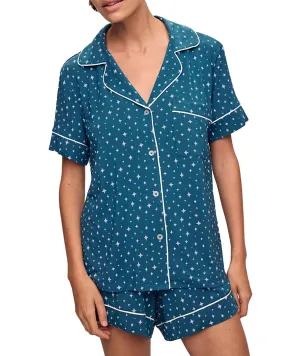 Eberjey Women Gisele Printed Relaxed Short PJ Set Festival Lights
