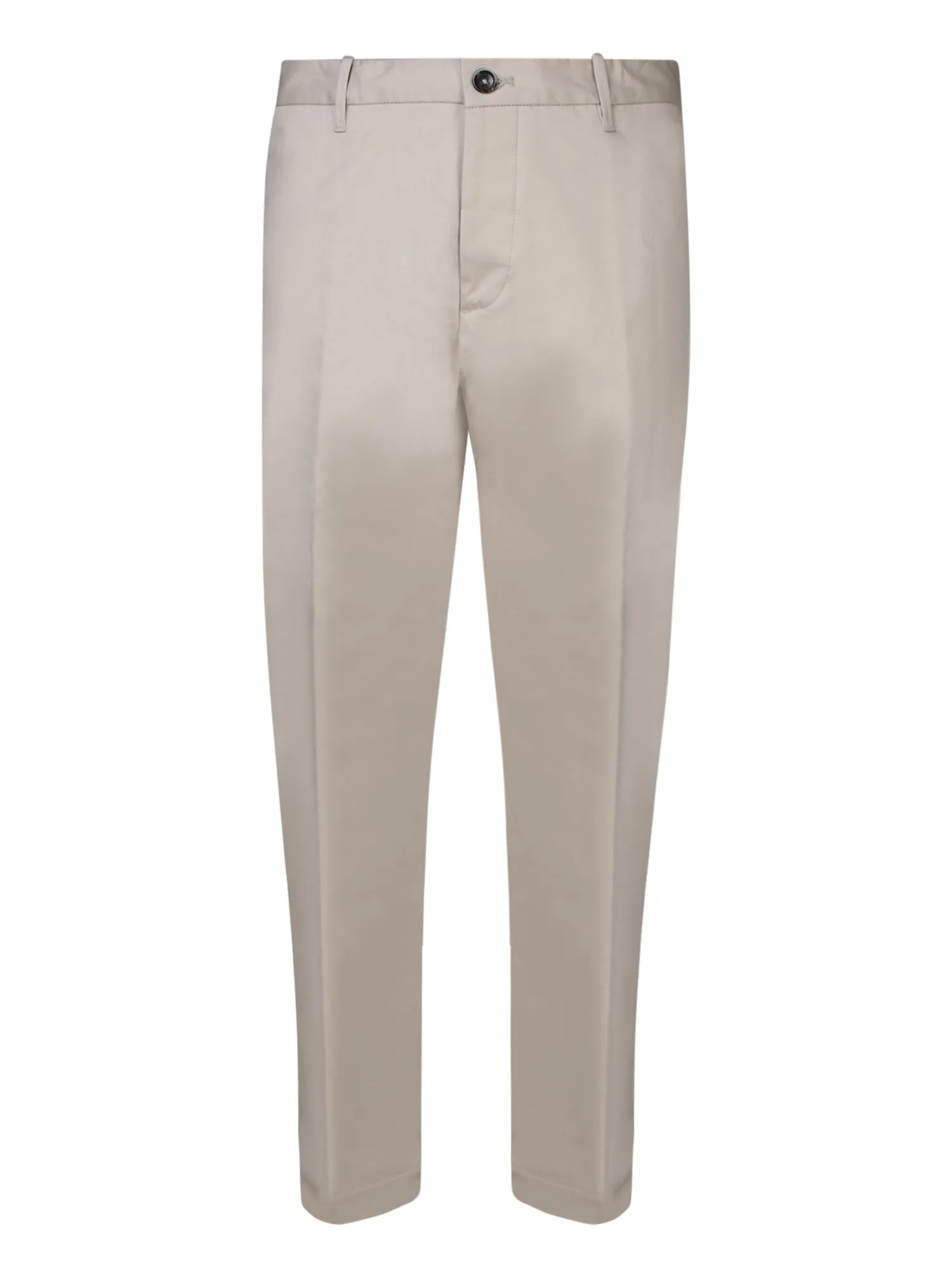 Elegant Gabardine Trousers in Beige