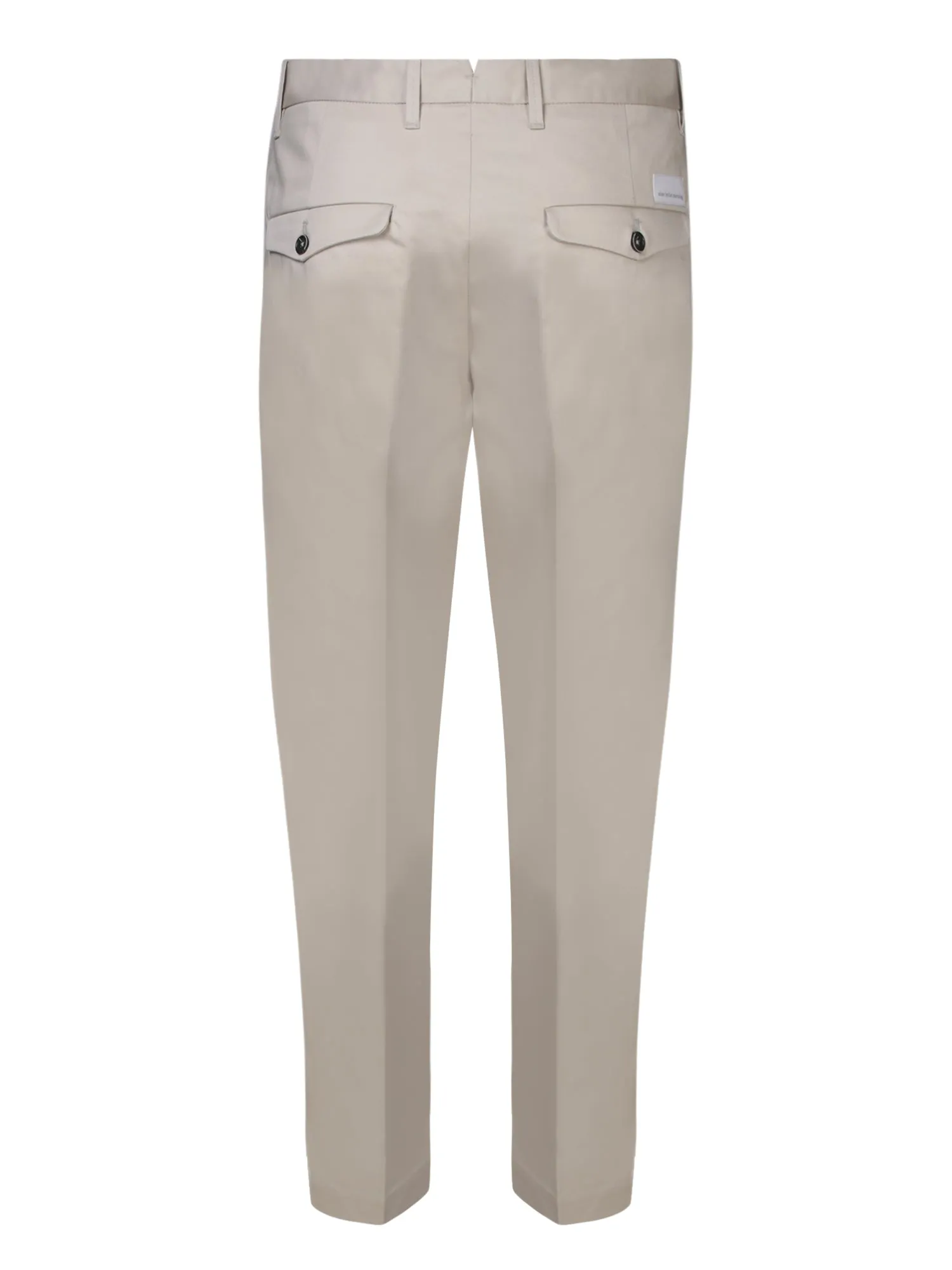 Elegant Gabardine Trousers in Beige
