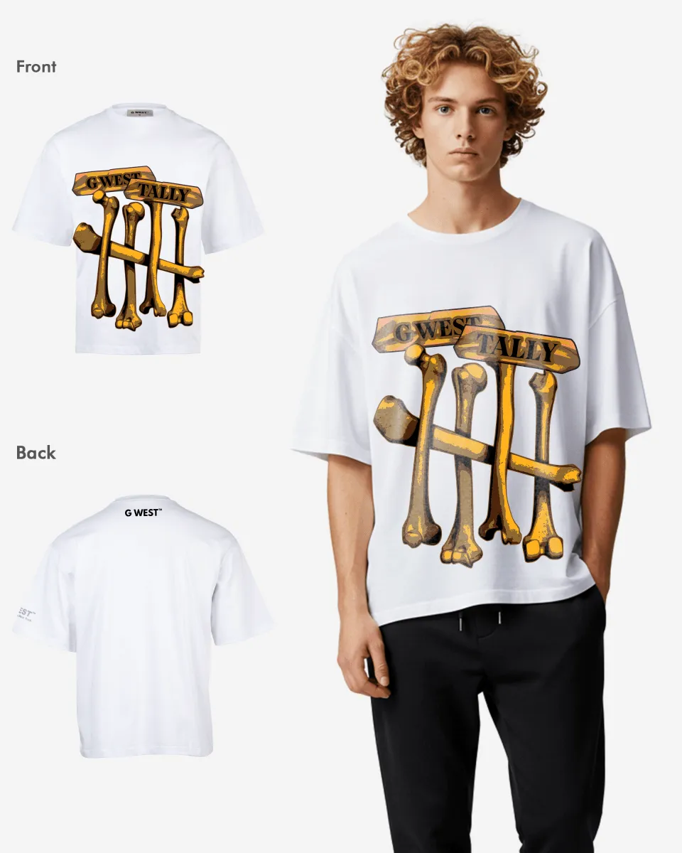 G WEST TALLY OVERSIZED TEE GWROJMT64