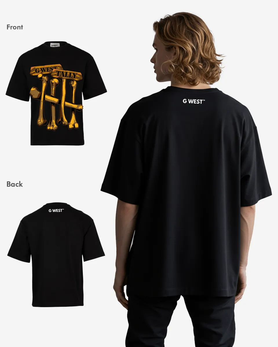 G WEST TALLY OVERSIZED TEE GWROJMT64
