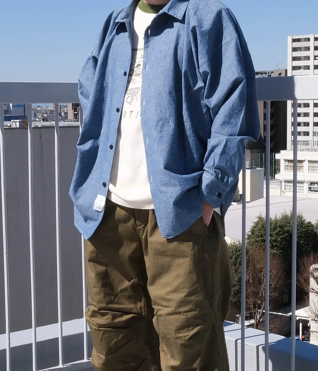 Gurank "Chambray Work Shirts" (Indigo)