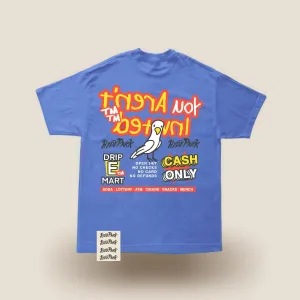 Hyde Park "Cash Only" Blue Tee