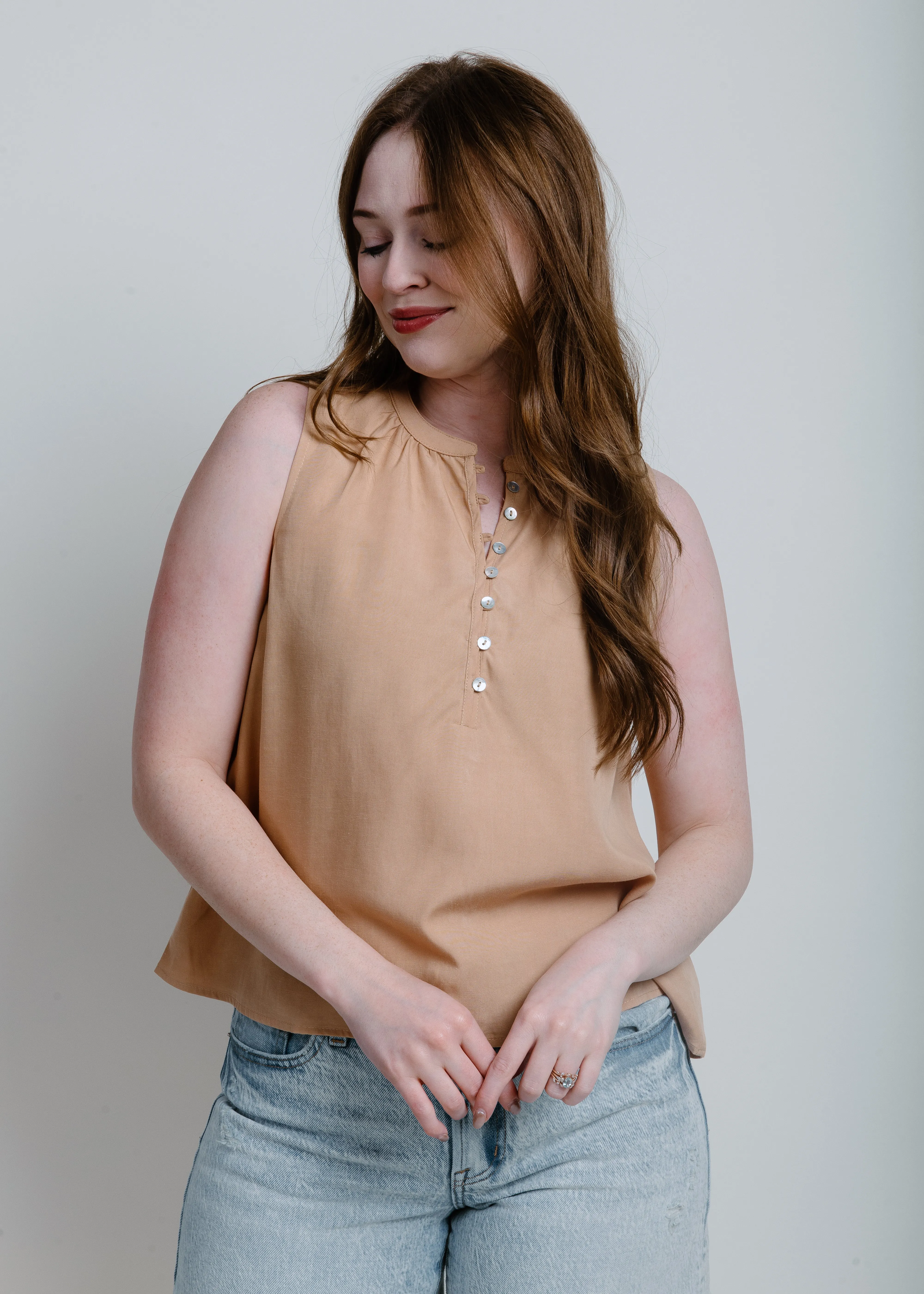 Laken Top - Dusty Salmon
