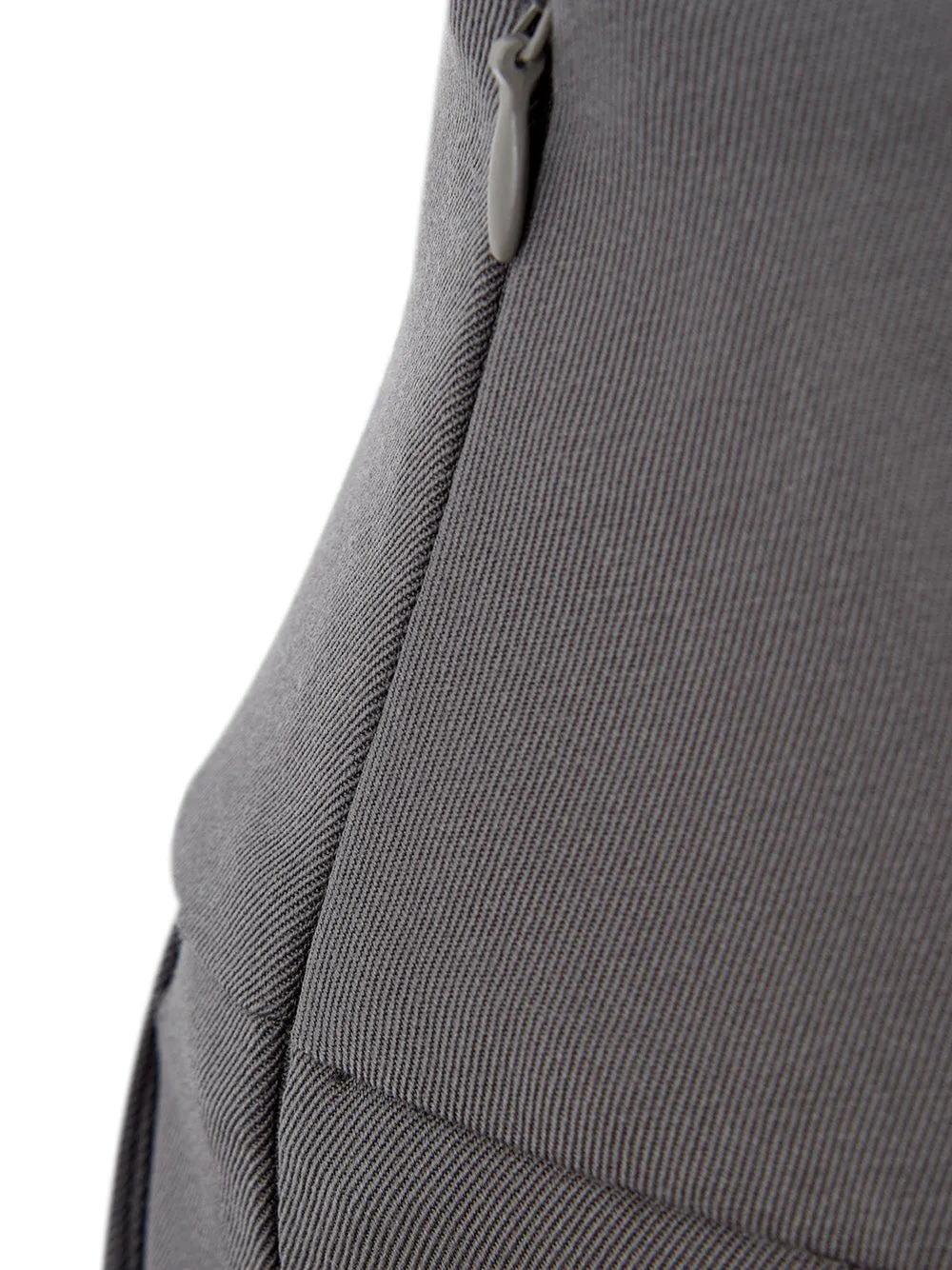 Lardini Elegant Grey Palazzo Wool Trousers
