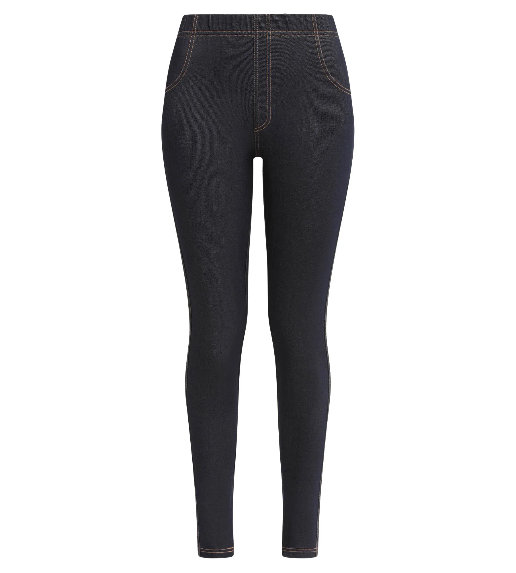 Legging femme effet jean Bleu Marine avec poches Dim Relax & Go