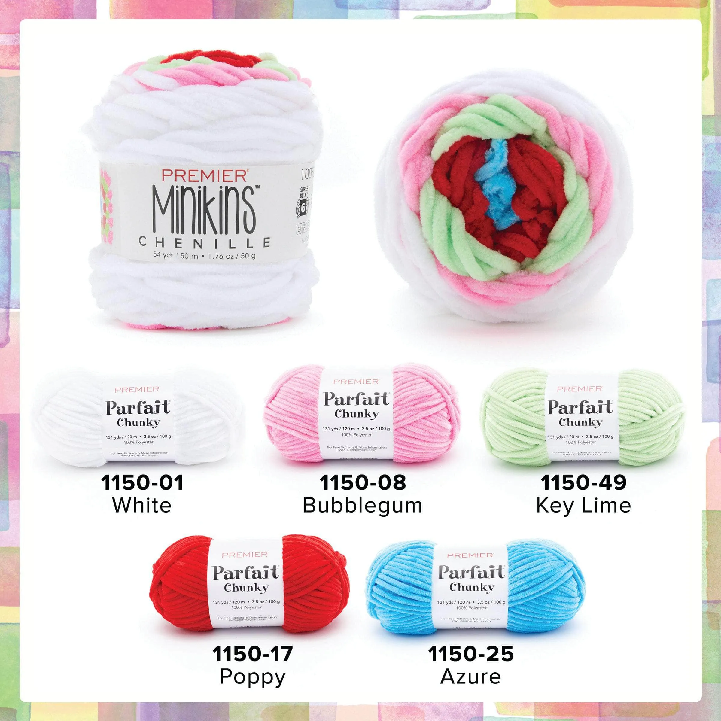 Minikins™ Chenille Bag of 3