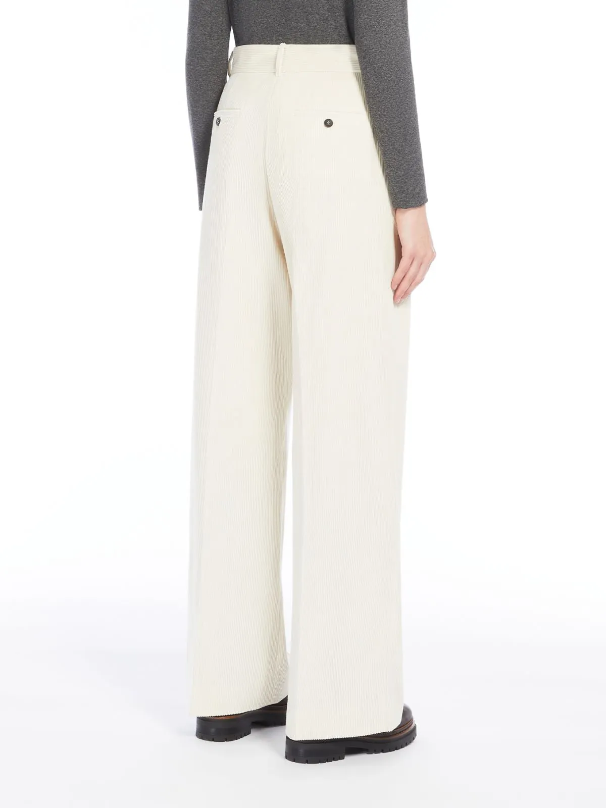 MM Tania Cord Trousers in Milk