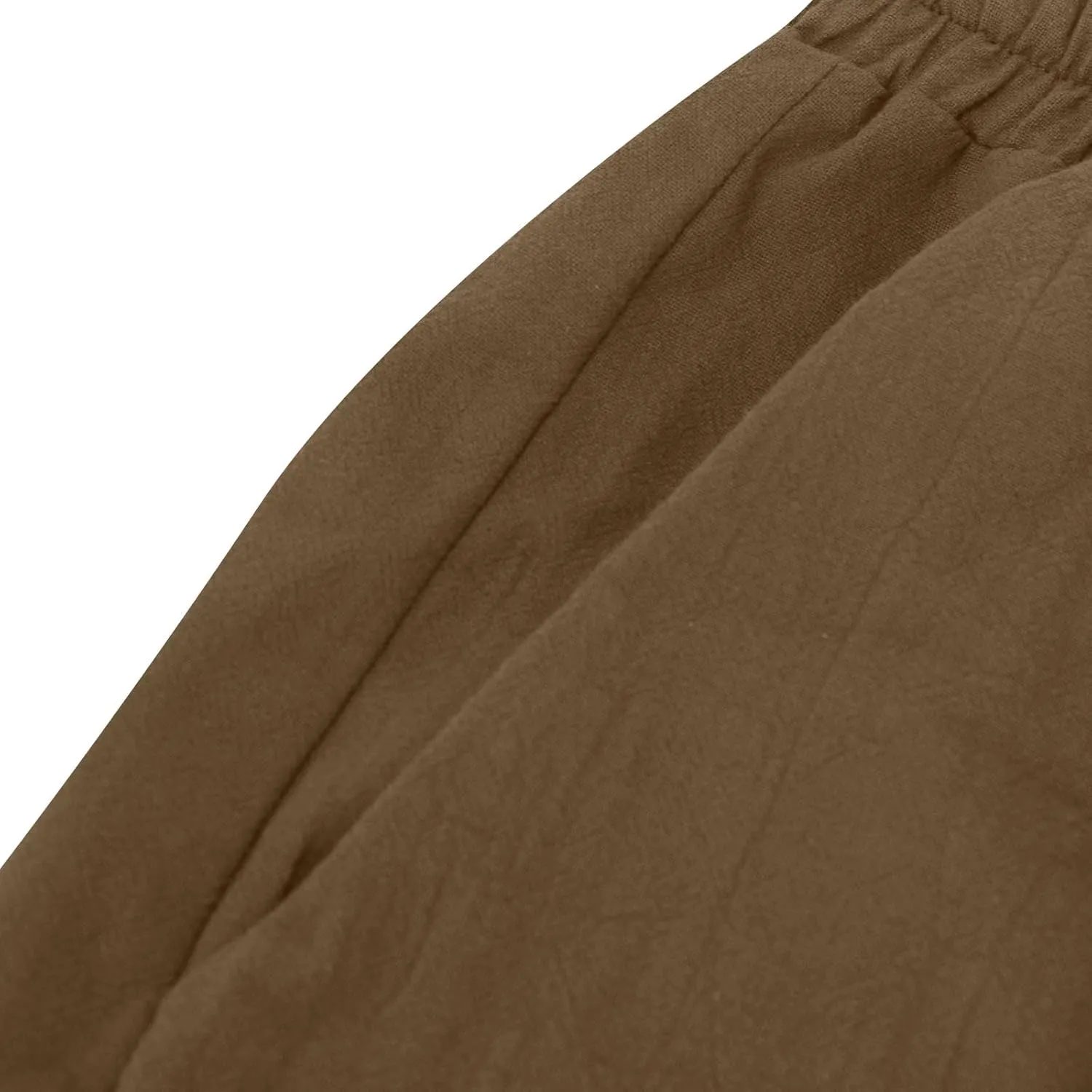 Plus Size Linen Pants for Women Wide Leg High Waist Cotton Linen Trousers, Breathable Wrinkle-Free Beach Vacation Wear