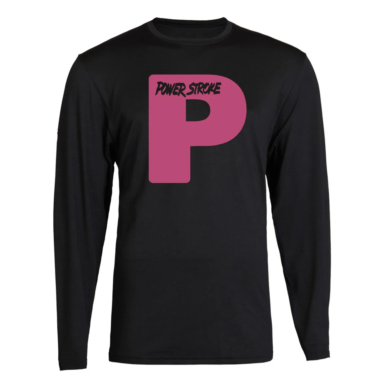 Powerstroke Pink Diesel Power Front Ford Power Stroke Diesel Long Sleeve Tee