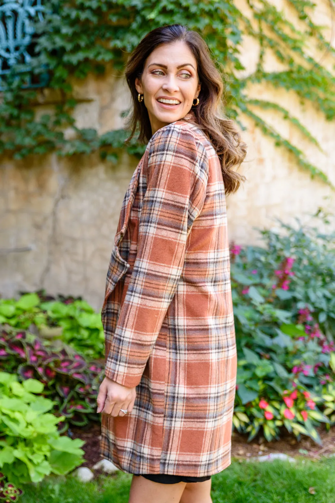 Pumpkin Patch Plaid Jacket