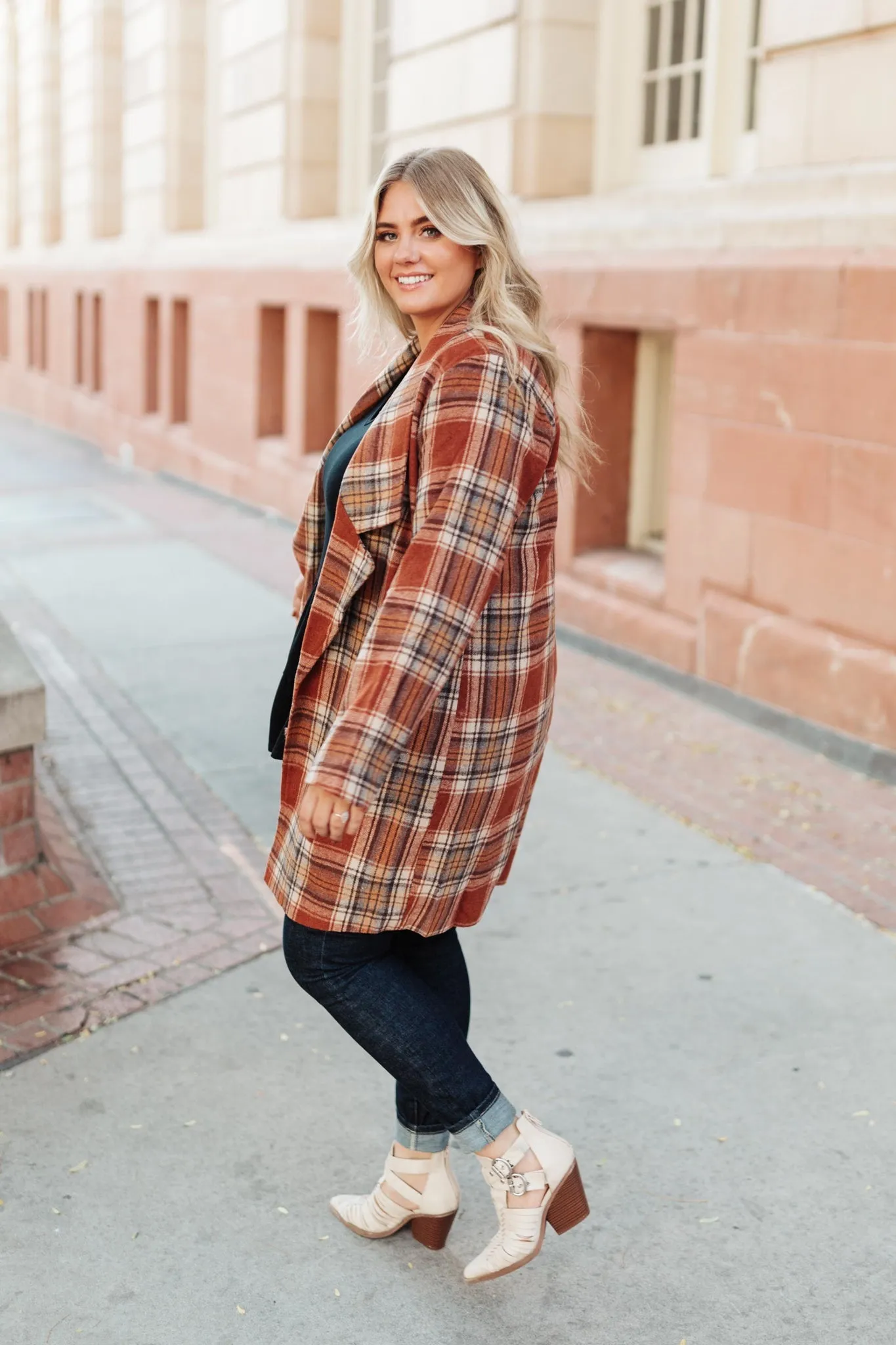 Pumpkin Patch Plaid Jacket
