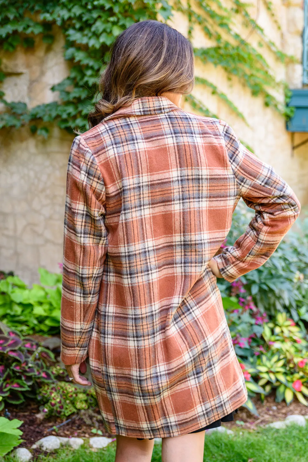 Pumpkin Patch Plaid Jacket