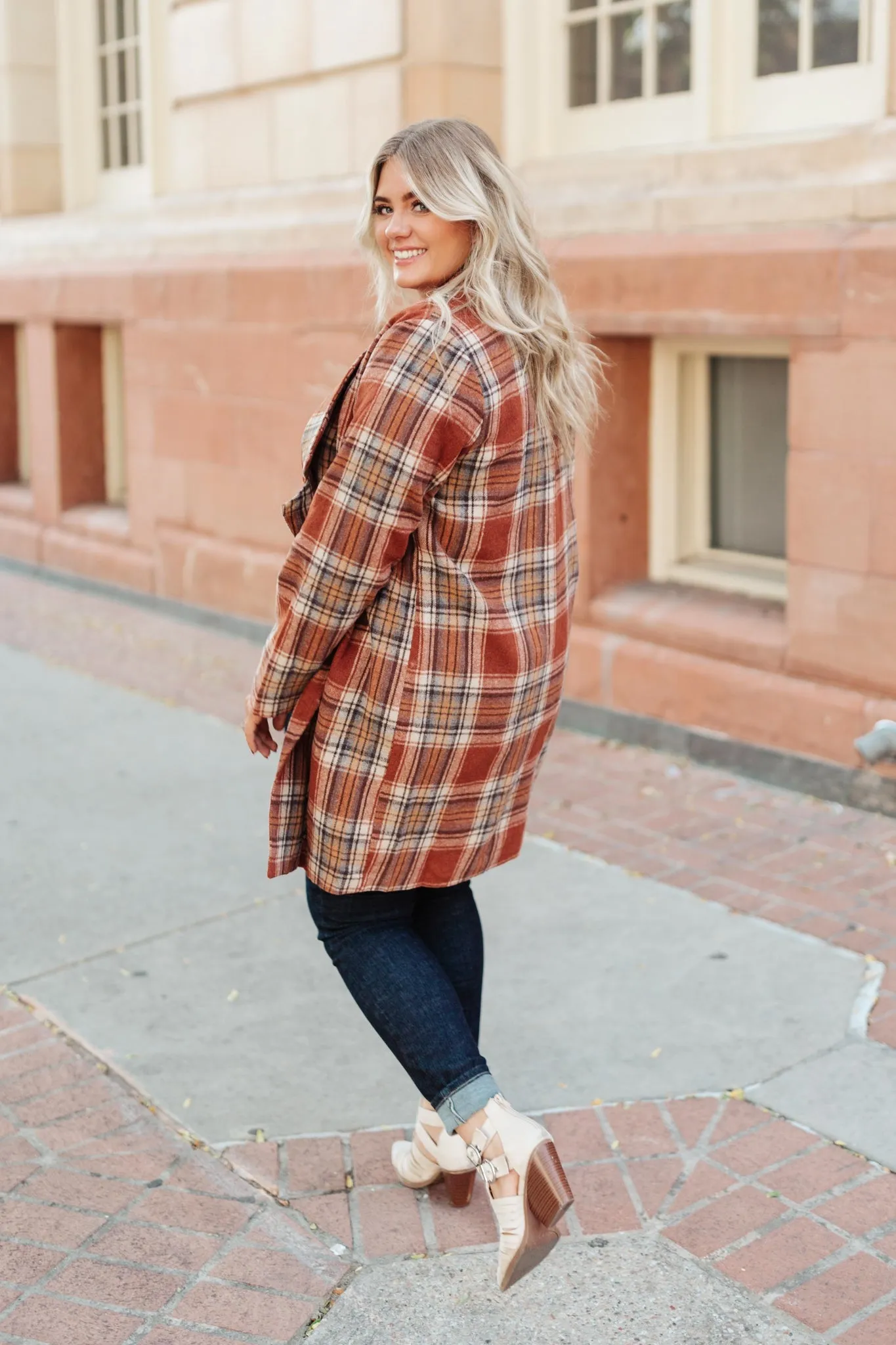 Pumpkin Patch Plaid Jacket