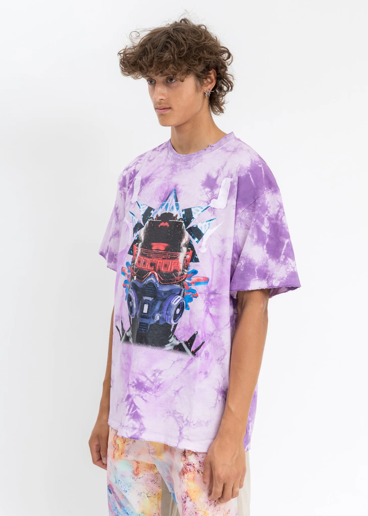 Purple Tie Dye Research T-Shirt