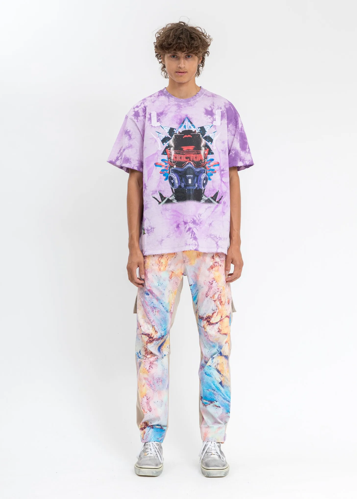 Purple Tie Dye Research T-Shirt
