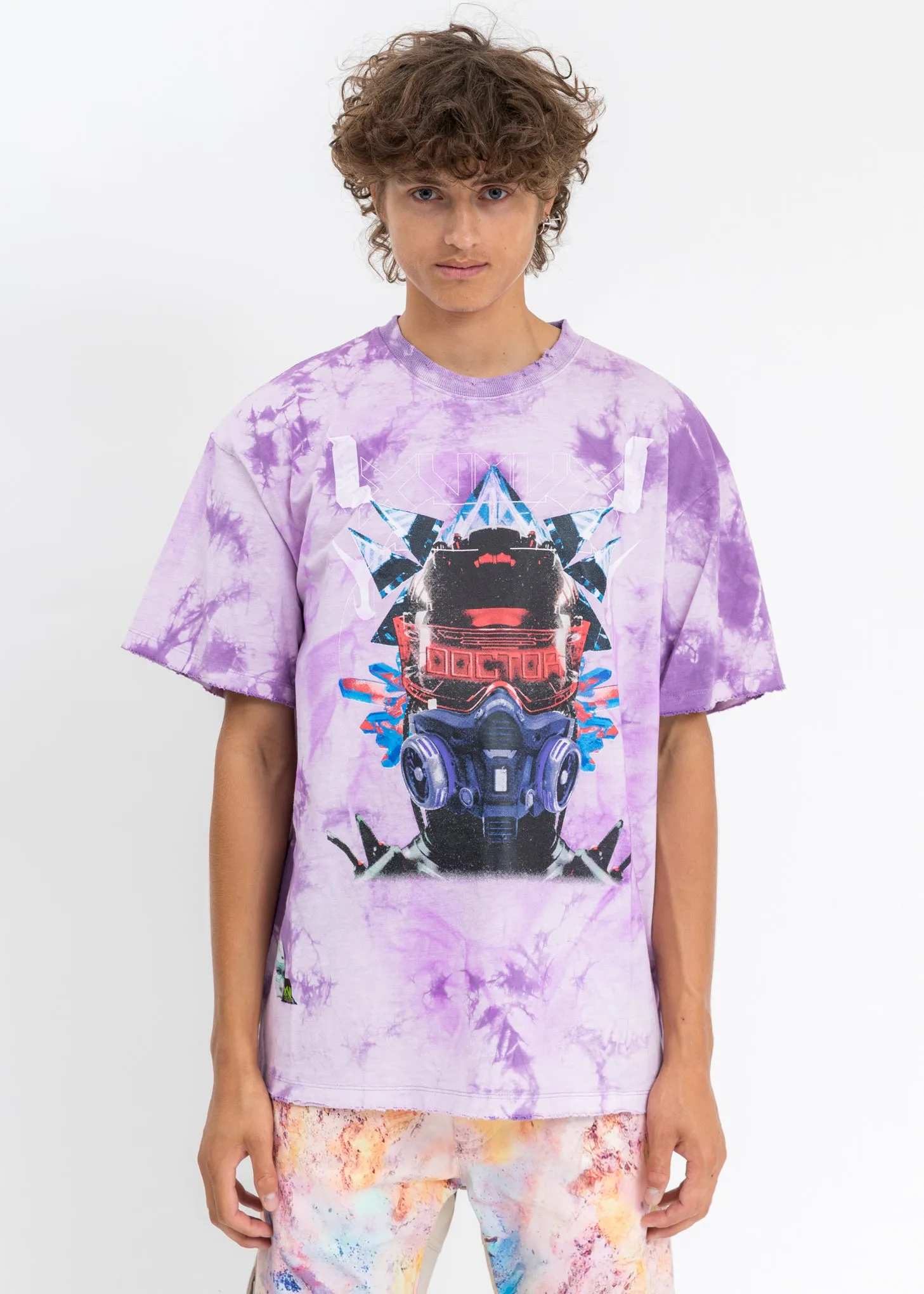 Purple Tie Dye Research T-Shirt