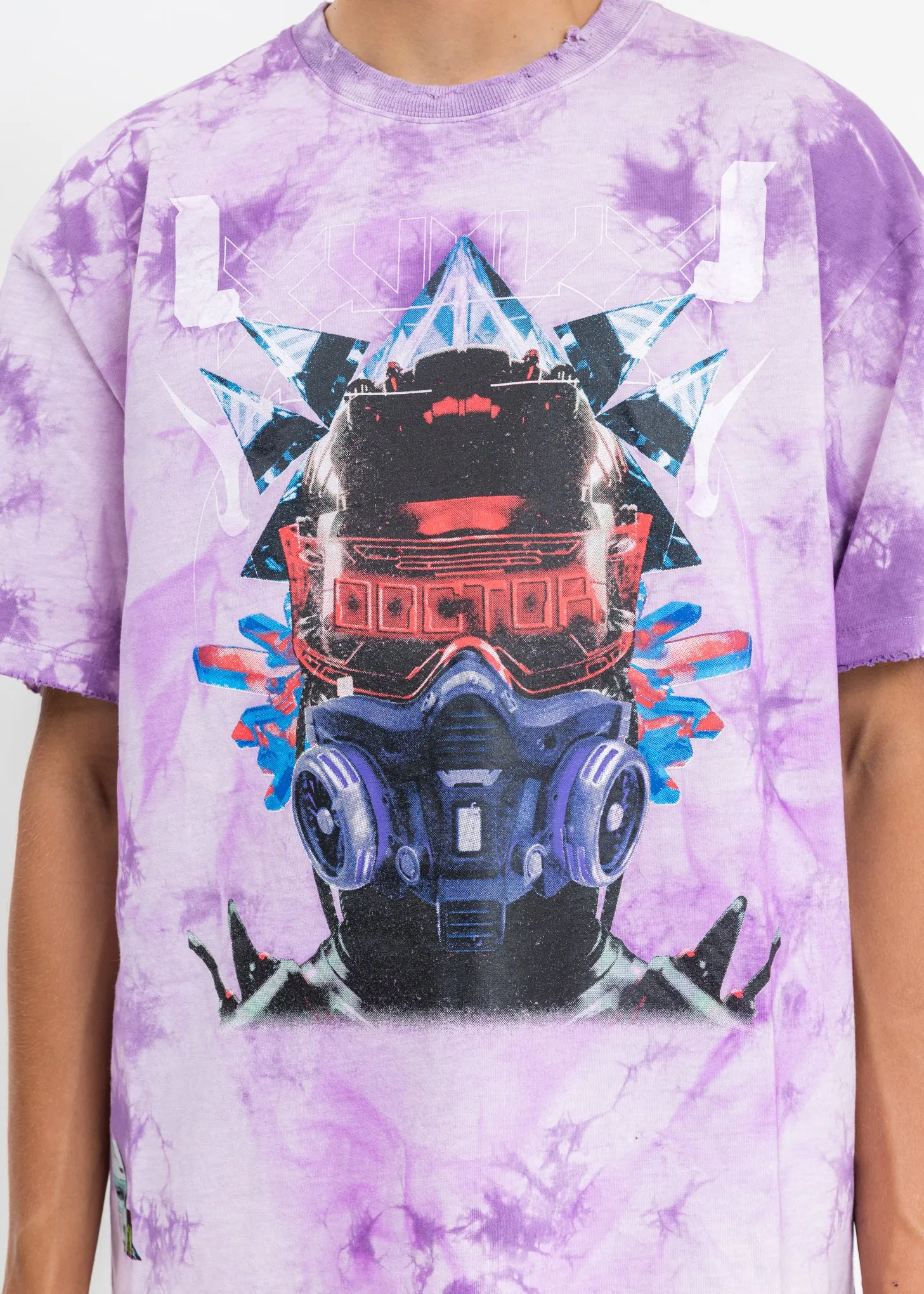 Purple Tie Dye Research T-Shirt