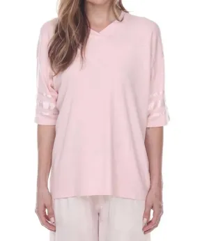 Riley - Rib Baseball Tee | PJ HARLOW