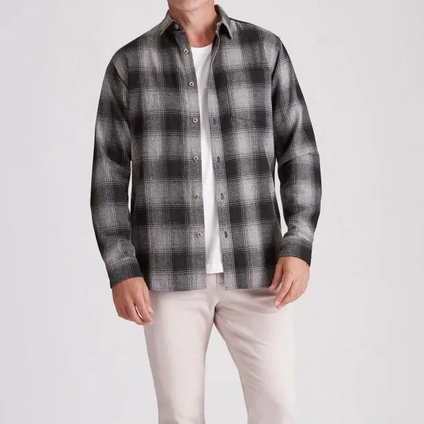 RIVERS LONG SLEEVE FLANNELETTE CHECK SHIRT