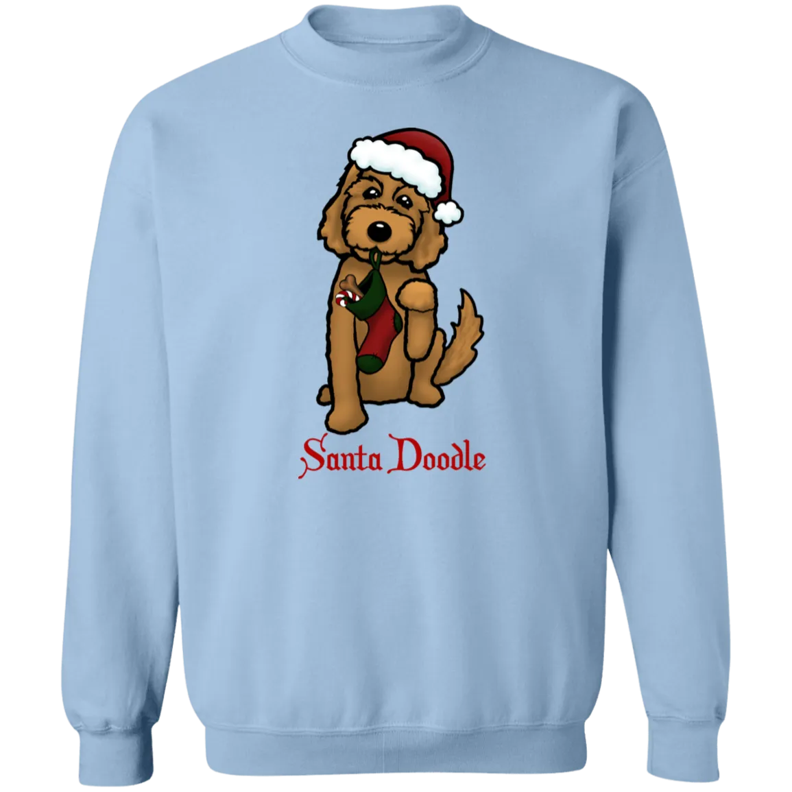 Santa Doodle Pullover Sweatshirt  8 oz.
