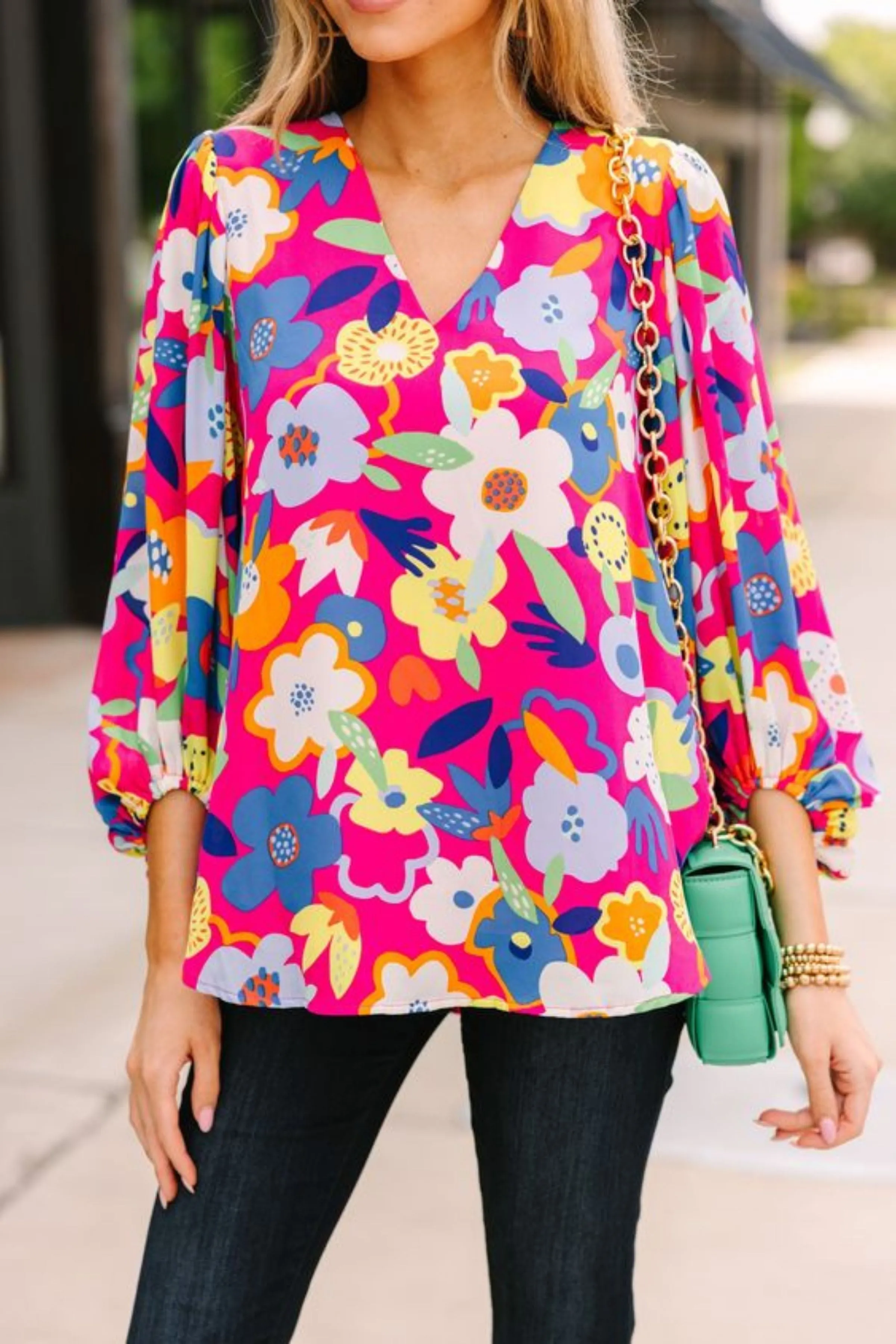 SERENA PINK FLORAL SHIRT