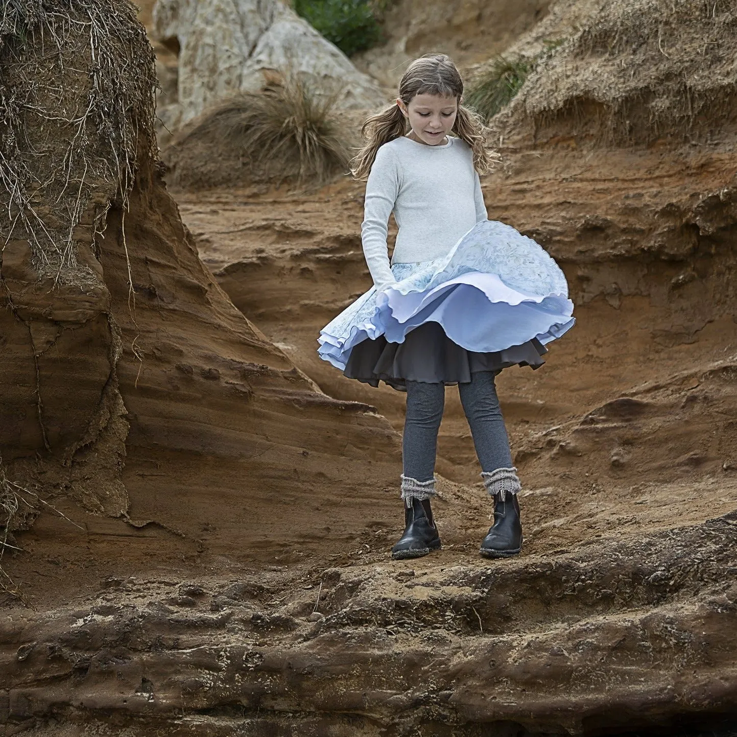 size 1/2 Tutu Dress – Winter floral