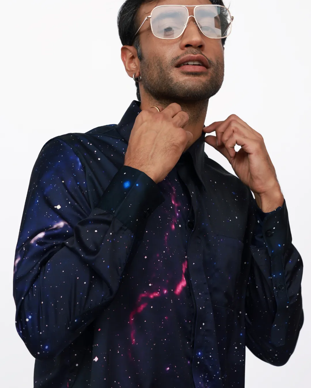 Skyline Dreamscape - Premium Soft Satin Shirt
