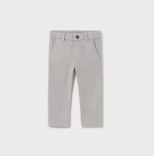 Soft & Stretchy Infant Boys' Dressy Pants- Gray