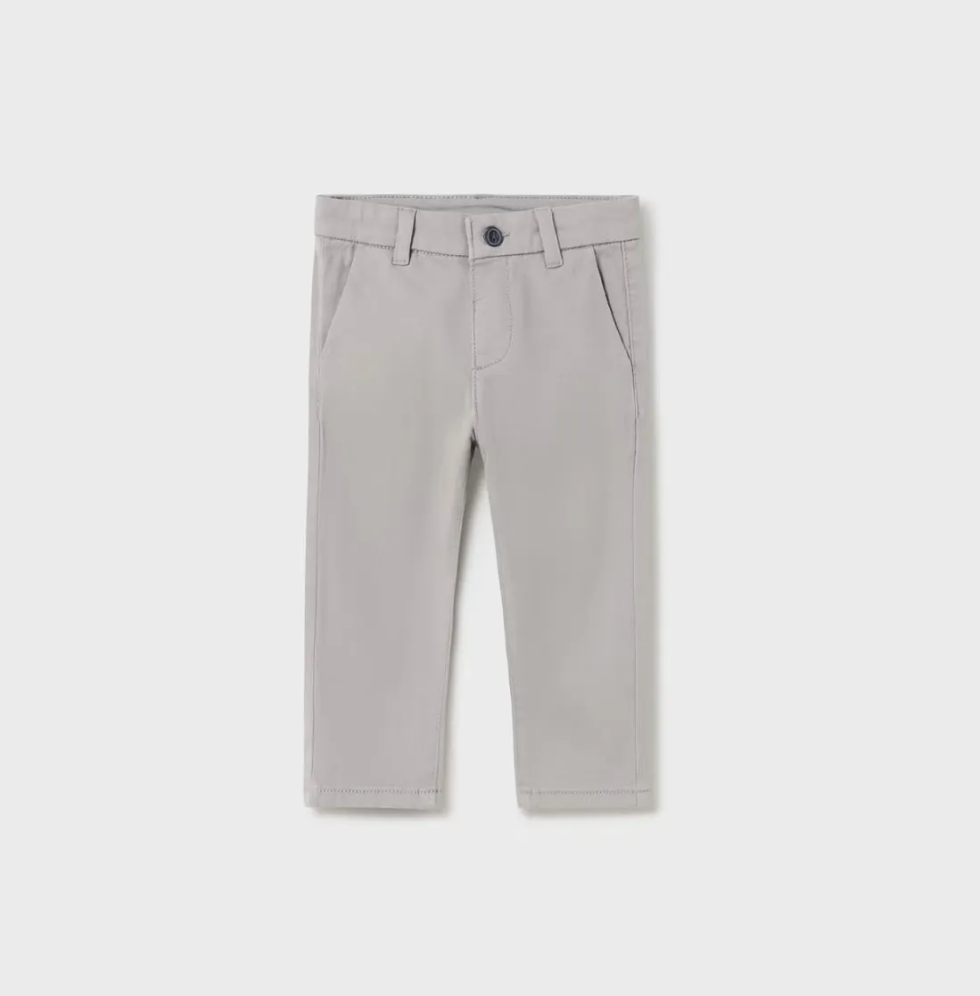 Soft & Stretchy Infant Boys' Dressy Pants- Gray