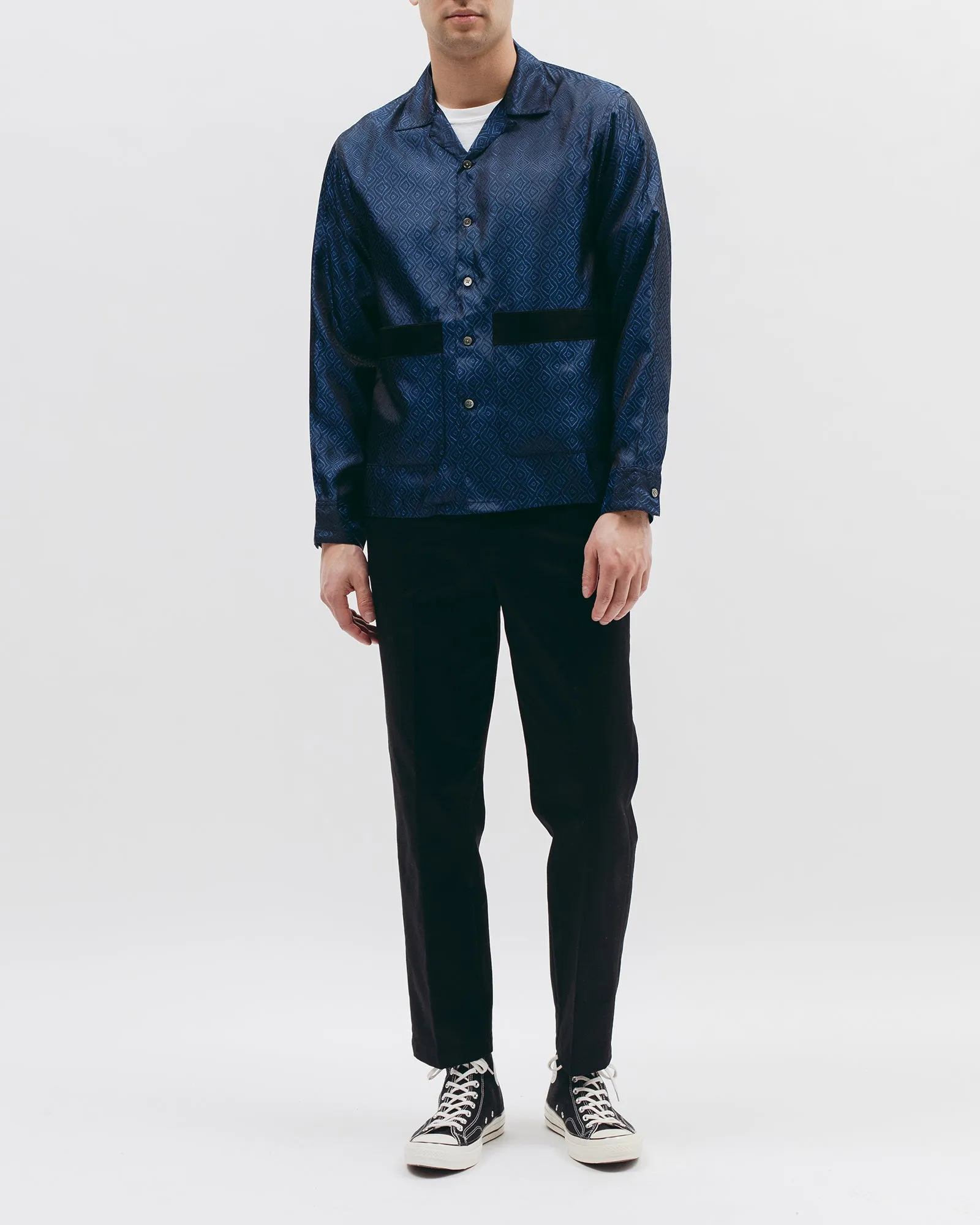 Tile L/S Shirt - Navy