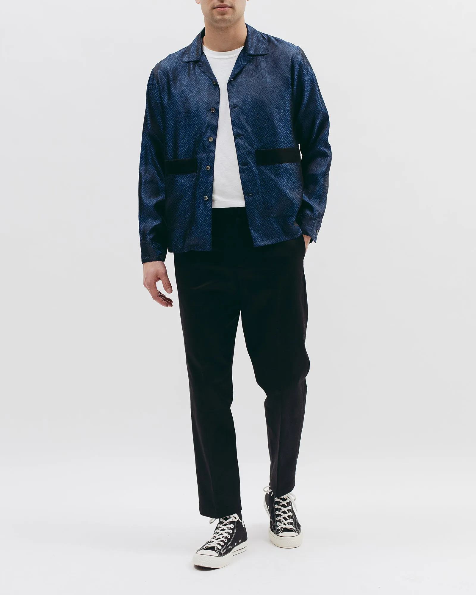 Tile L/S Shirt - Navy