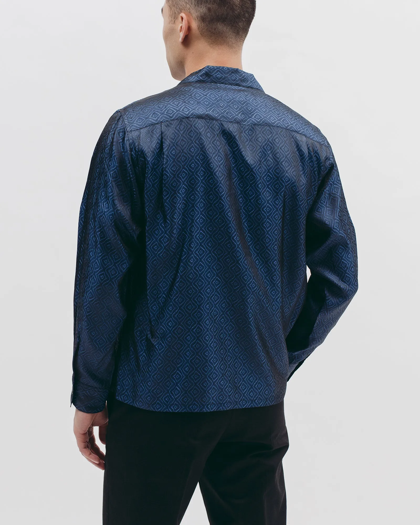 Tile L/S Shirt - Navy