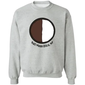 Utica Half Moon Crewneck Pullover Sweatshirt  8 oz.