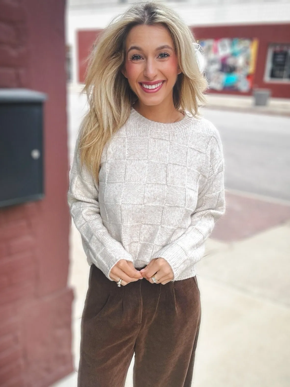 Z Supply Delilah Check Sweater